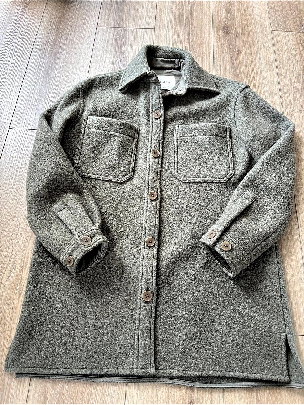 Wilfred Free Utility Jacket Green Size 1 Like New